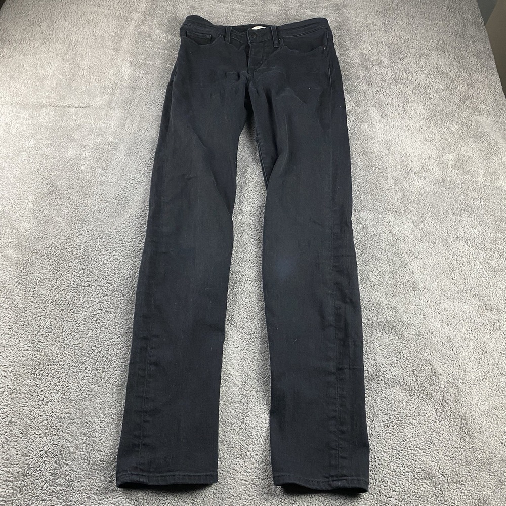 Levis 312 Shaping Slim Jeans Womens 26 Black Stretch